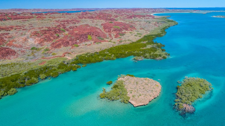 SUP at Pilbara Islands - family fishing adventures